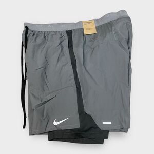 Nike Men's Gray Black Athletic Shorts